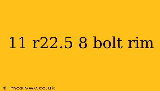 11 r22.5 8 bolt rim
