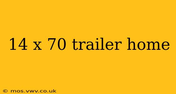 14 x 70 trailer home