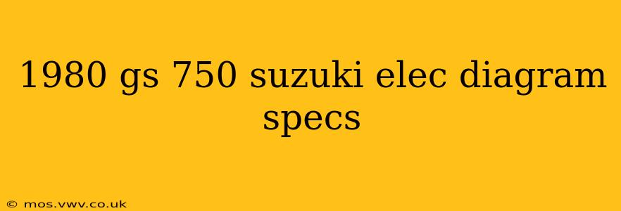 1980 gs 750 suzuki elec diagram specs