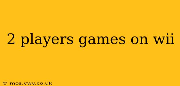 2 players games on wii