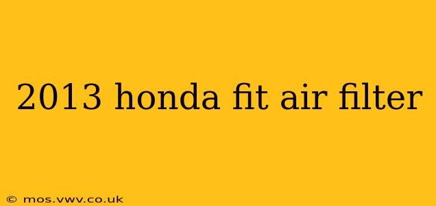 2013 honda fit air filter