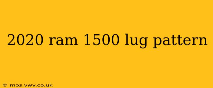 2020 ram 1500 lug pattern