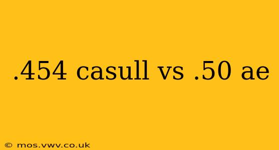 .454 casull vs .50 ae