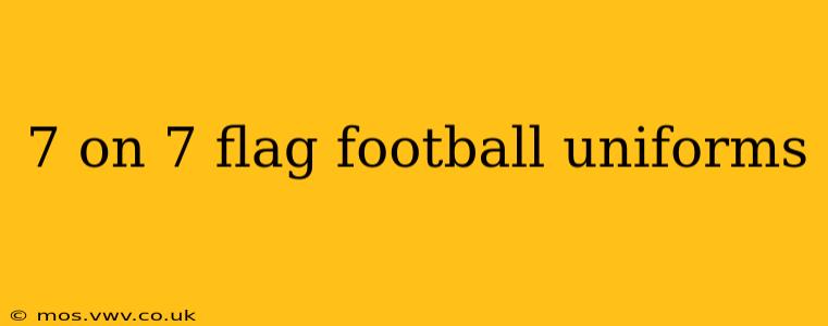 7 on 7 flag football uniforms