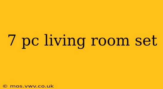 7 pc living room set