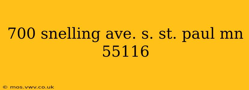 700 snelling ave. s. st. paul mn 55116