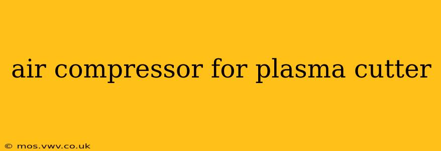air compressor for plasma cutter