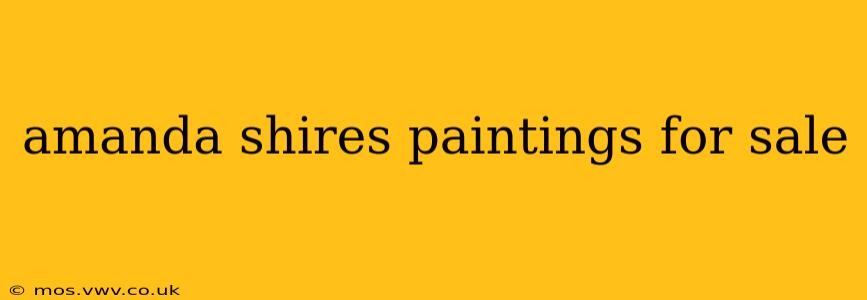amanda shires paintings for sale