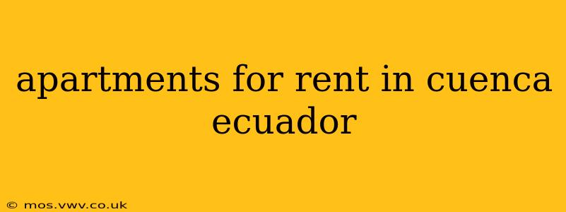 apartments for rent in cuenca ecuador