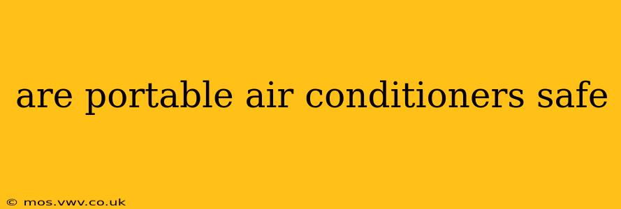 are portable air conditioners safe