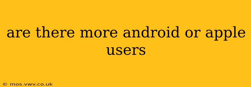 are there more android or apple users
