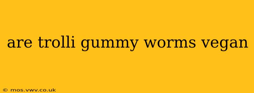 are trolli gummy worms vegan