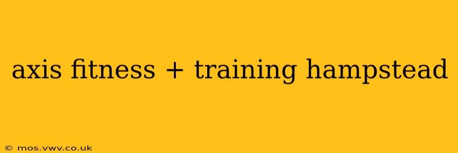 axis fitness + training hampstead