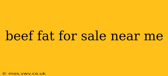 beef fat for sale near me