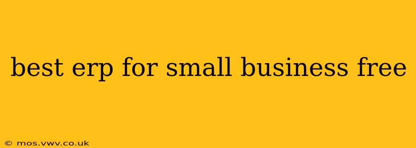 best erp for small business free