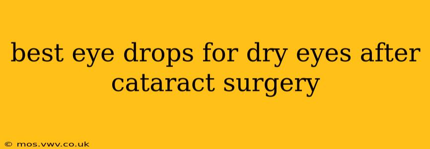 best eye drops for dry eyes after cataract surgery