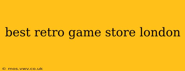best retro game store london