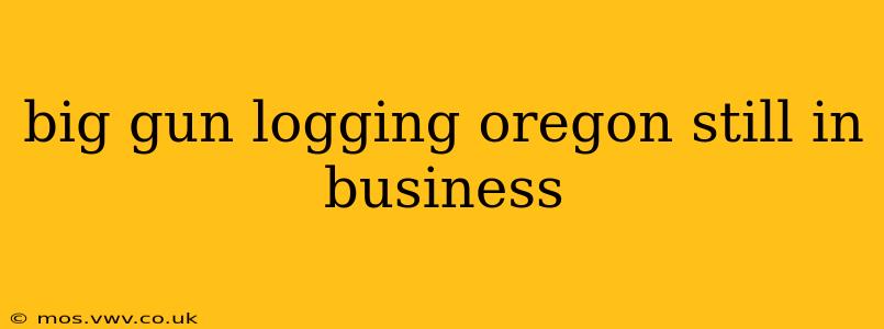 big gun logging oregon still in business