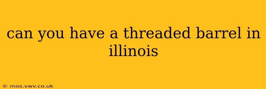 can you have a threaded barrel in illinois
