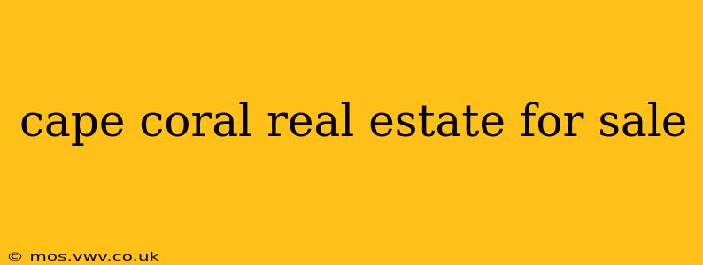 cape coral real estate for sale
