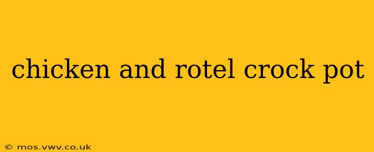 chicken and rotel crock pot