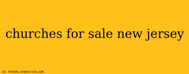 churches for sale new jersey