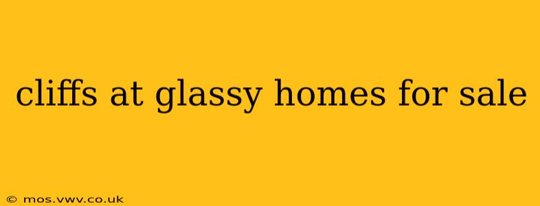 cliffs at glassy homes for sale
