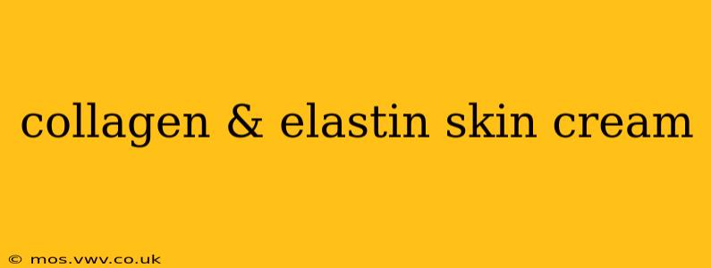 collagen & elastin skin cream