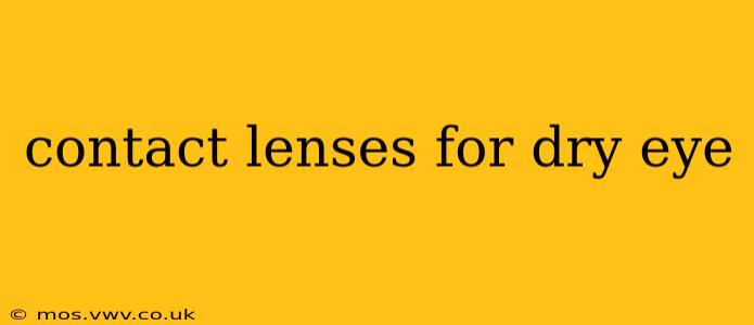 contact lenses for dry eye