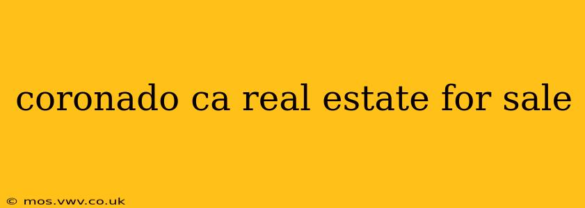 coronado ca real estate for sale