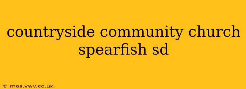 countryside community church spearfish sd