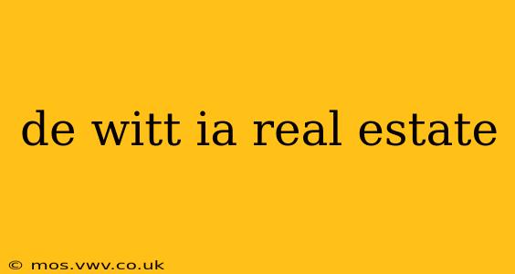 de witt ia real estate