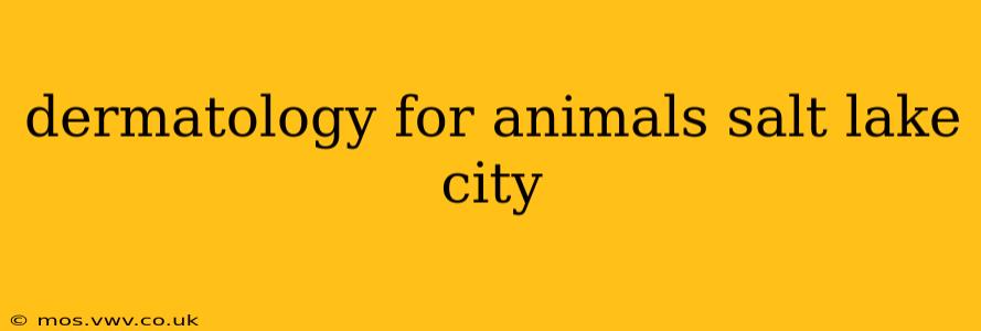dermatology for animals salt lake city