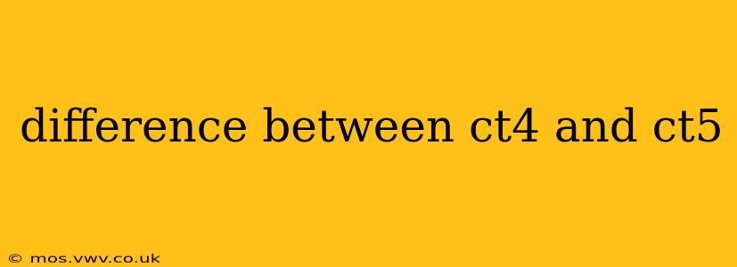 difference between ct4 and ct5