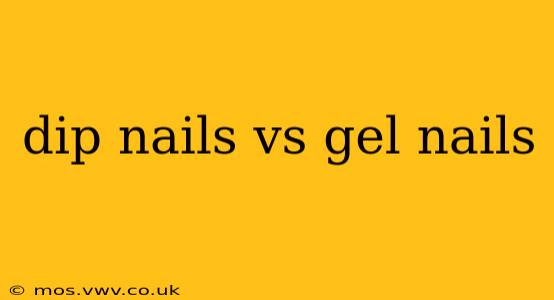 dip nails vs gel nails