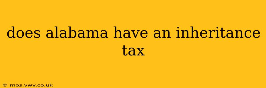 does alabama have an inheritance tax