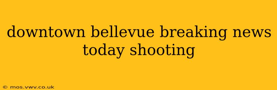downtown bellevue breaking news today shooting