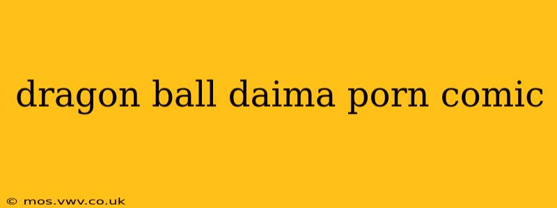 dragon ball daima porn comic