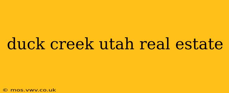 duck creek utah real estate