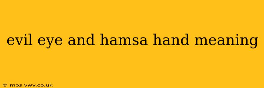 evil eye and hamsa hand meaning