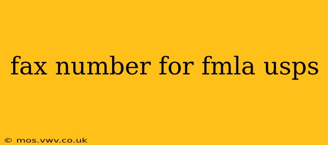 fax number for fmla usps