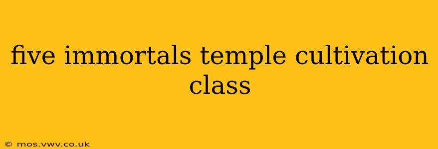 five immortals temple cultivation class