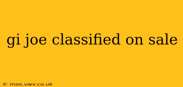 gi joe classified on sale