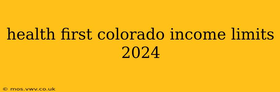 health first colorado income limits 2024