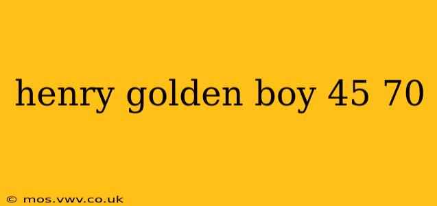 henry golden boy 45 70