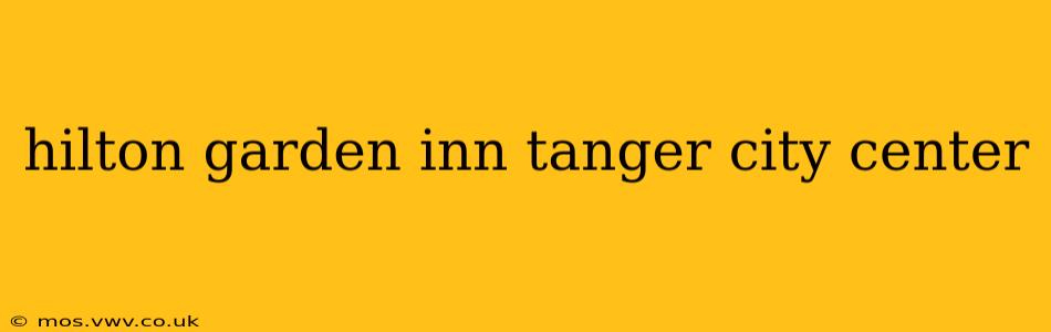 hilton garden inn tanger city center