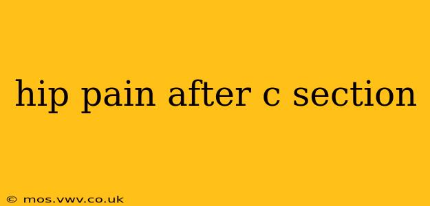 hip pain after c section