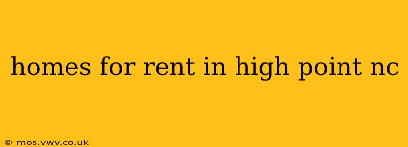 homes for rent in high point nc