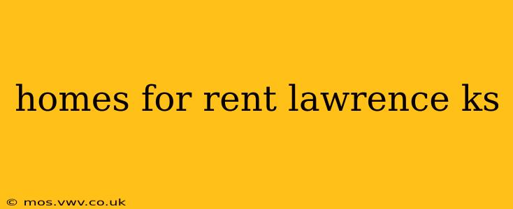 homes for rent lawrence ks