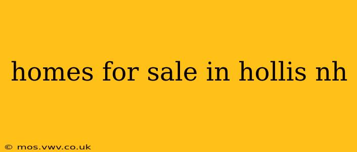 homes for sale in hollis nh